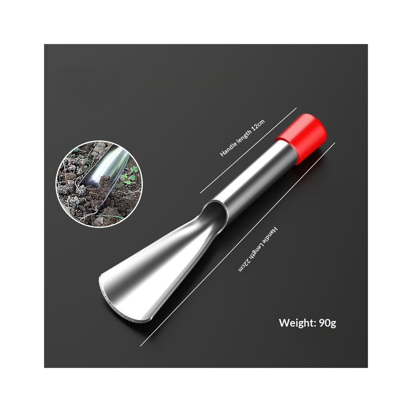 2-Pack Stainless Steel Bulb Planter Hand Trowel Set – Durable Garden Digging Tools