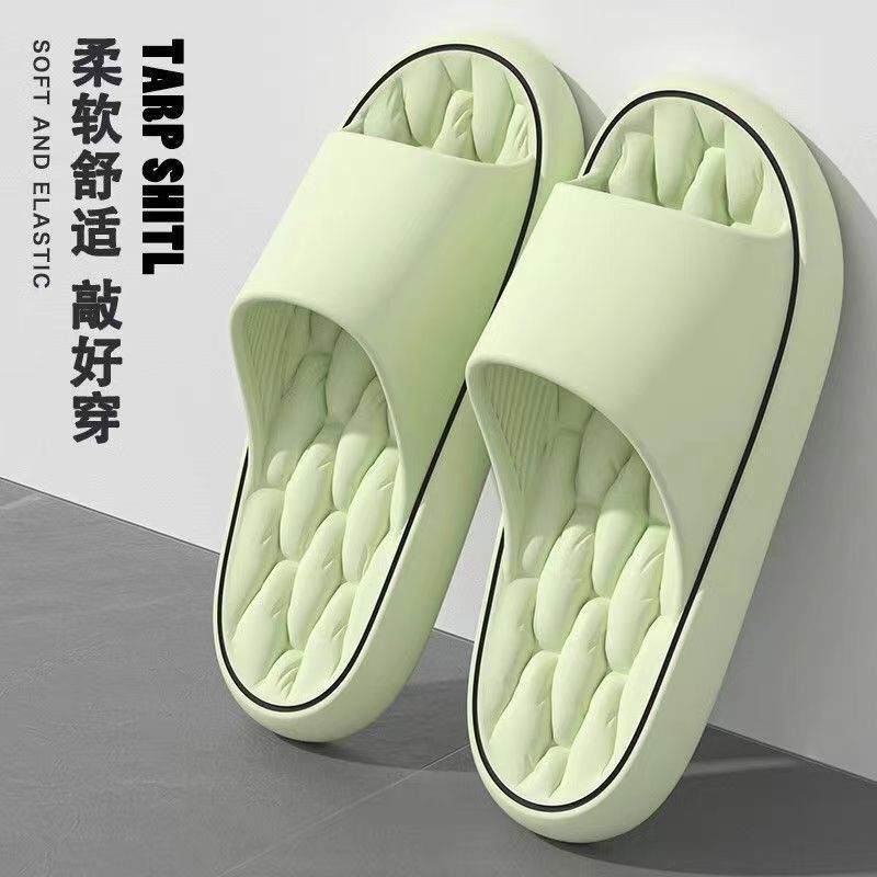 Fashionable Comfortable Couples Non-slip Massage Slippers for Indoor and Outdoor Use