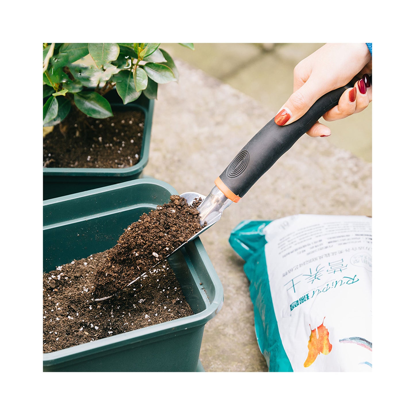 Premium 3-Piece Aluminum Garden Tool Set – Durable Hand Shovel, Transplanter & Cultivator Rake