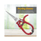 Heavy-Duty Garden Pruning Shears with Safety Lock & Stainless Steel Spring