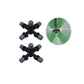 5-Way Adjustable Garden Mist Sprayer – 50cm Hose with Dual Hooks & Mini Valve Control