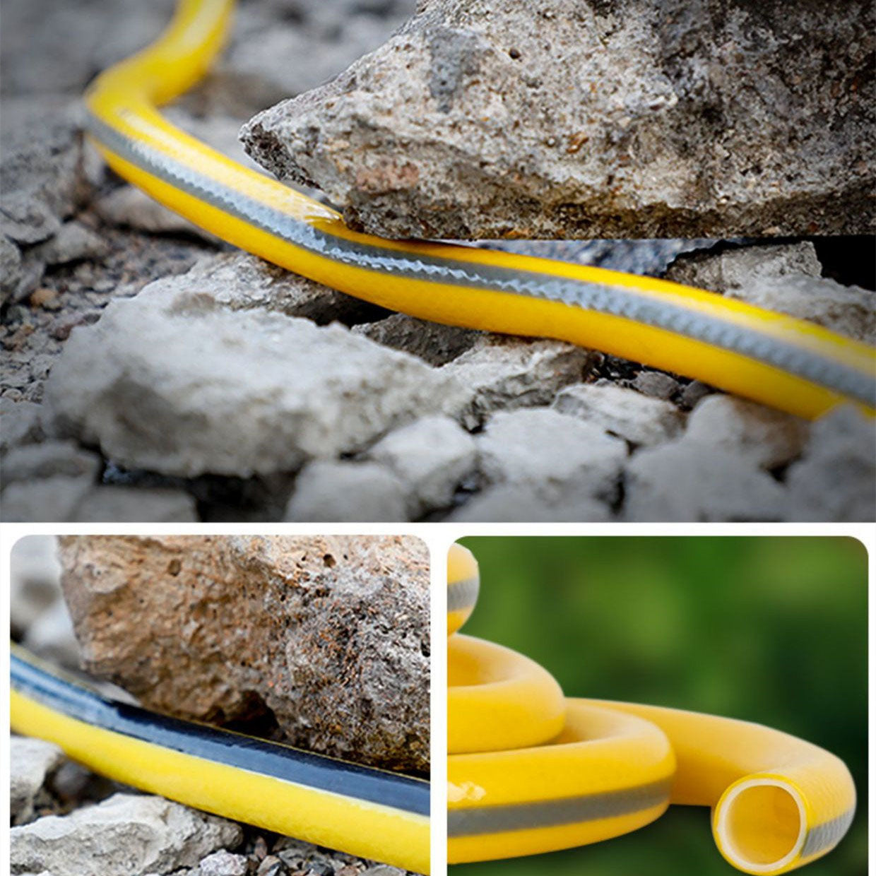 Premium Thickened Rubber Garden Hose Pipe – Durable 18×22mm Water Hose (1M)