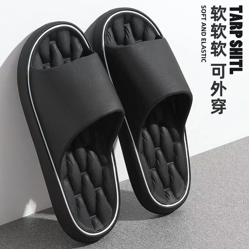 Fashionable Comfortable Couples Non-slip Massage Slippers for  Indoor and Outdoor Use