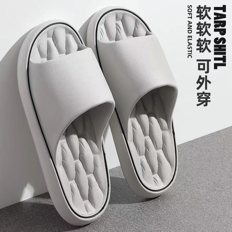 Fashionable Comfortable Couples Non-slip Massage Slippers for  Indoor and Outdoor Use