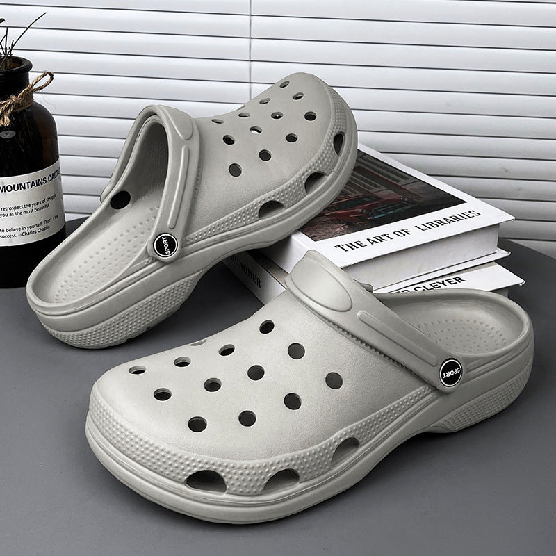 New Solid Color Garden Shoes for Women and Men's Sandals