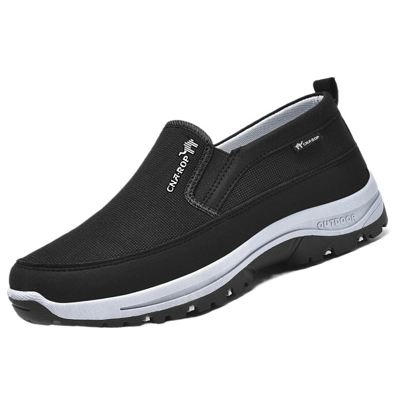 Men's Plus Size Breathable Anti-Slip Walking Shoes with Slip-On Design